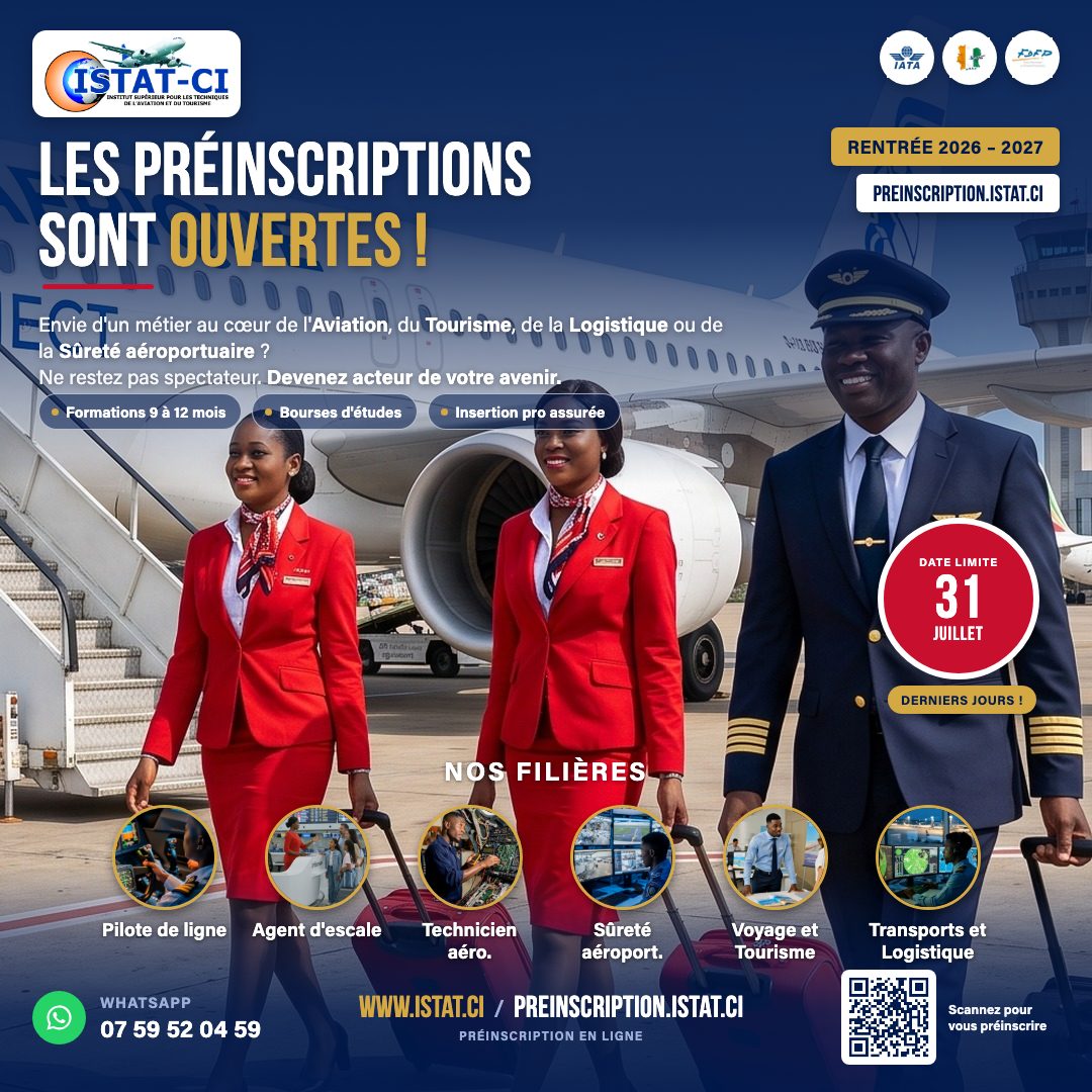 Préinscriptions ISTAT-CI 2026-2027